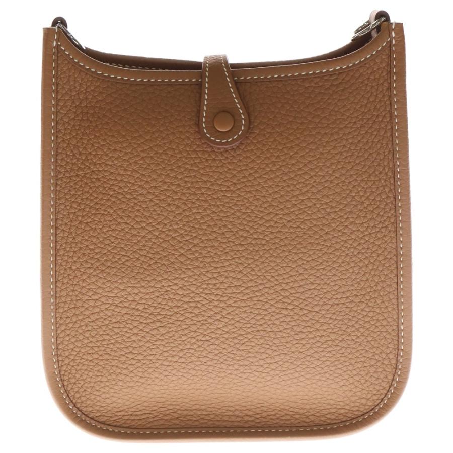 HERMES エルメス エブリンTPM ショルダーバッグ ミニバッグ ブラウン ゴールド トリヨン シルバー金具 K刻印_1