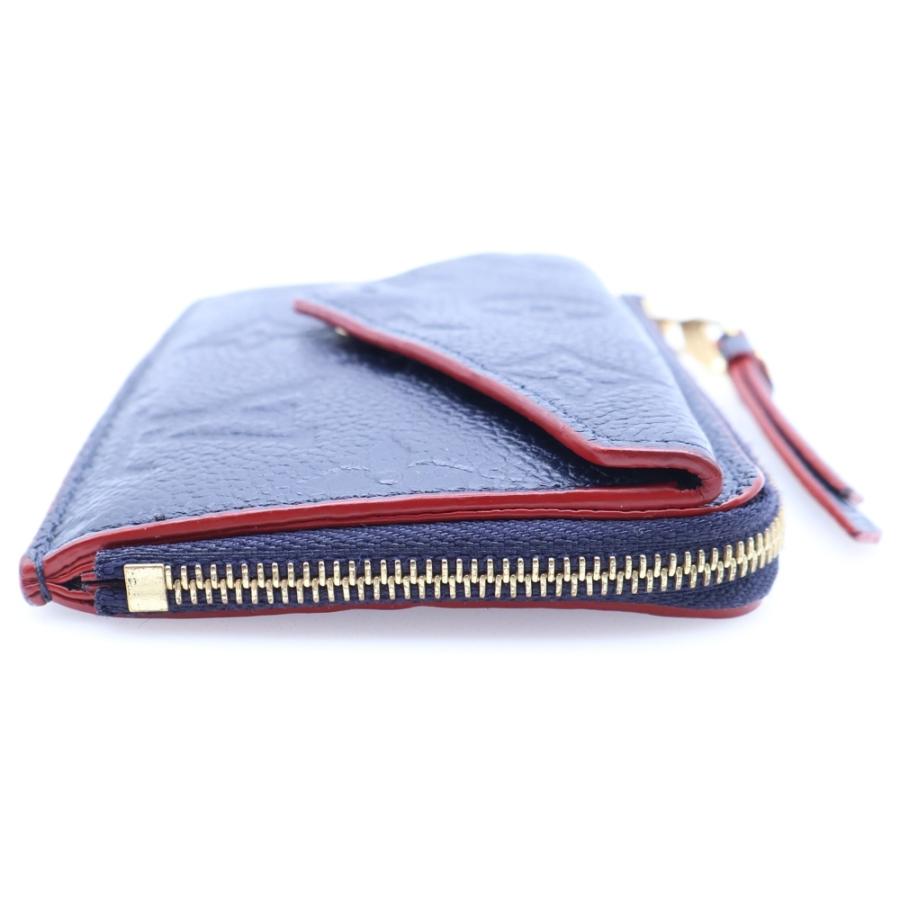 LOUIS VUITTON ルイヴィトン M69420 フラグメントケース ポルトカルトレクトヴェルソ モノグラムアンプラント レザー カードケース ネイビー LOUIS VUITTON（ルイ・ヴィトン） モノグラム アンプラント ポルト