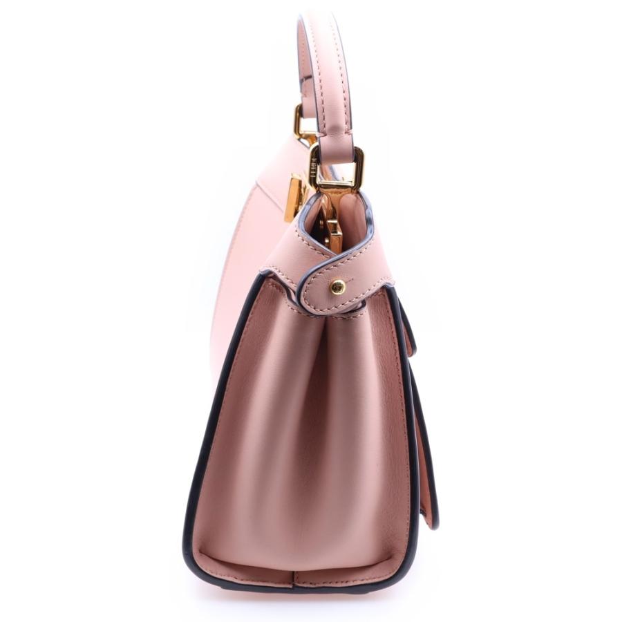 FENDI（フェンディ） ピーカブー ミニ ピンク レザー 2wayハンドバッグ