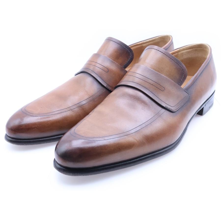 Berluti（ベルルッティ） ブリュレ コインローファー レザーシューズ 