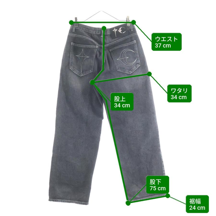THUG CLUB サグクラブ 24SS TRIBAL TREE DENIM PANTS トライバルツリー