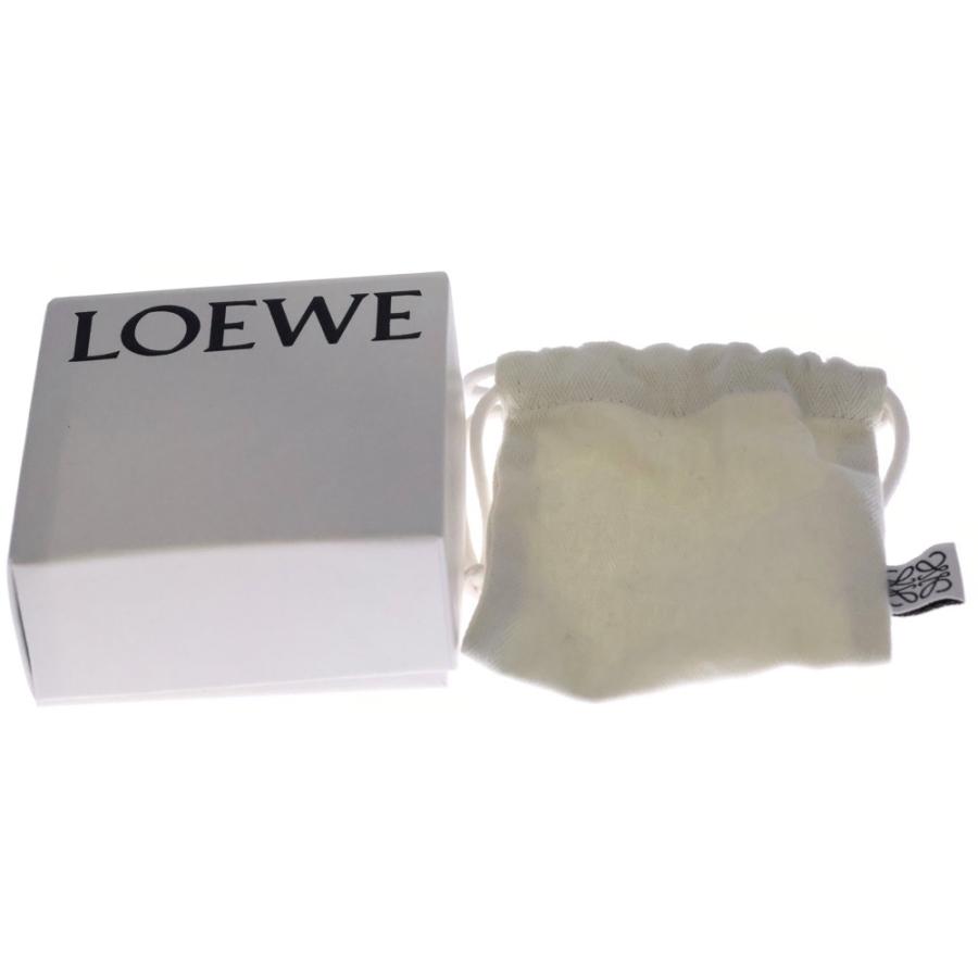 LOEWE ロエベ アナグラム ブレスレット ブラウン レザー ゴールド金具_5