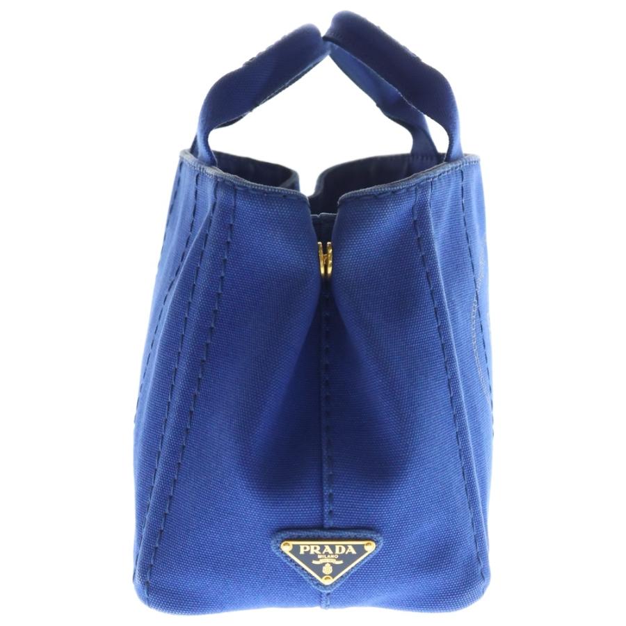 PRADA（プラダ） カナパ トートバッグ ブルー キャンバス BN2439