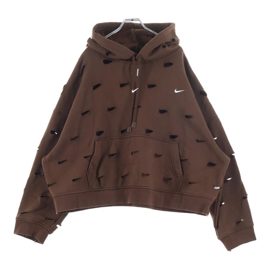 新品未使用Nike × Jacquemus パーカー Mサイズ ブラウン NIKE（ナイキ） ×JACQUEMUS SWOOSH HOODIE ジャックムス スウッシュ