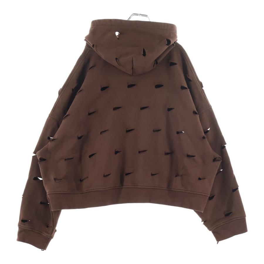 新品未使用Nike × Jacquemus パーカー Mサイズ ブラウン NIKE（ナイキ） ×JACQUEMUS SWOOSH HOODIE ジャックムス スウッシュ