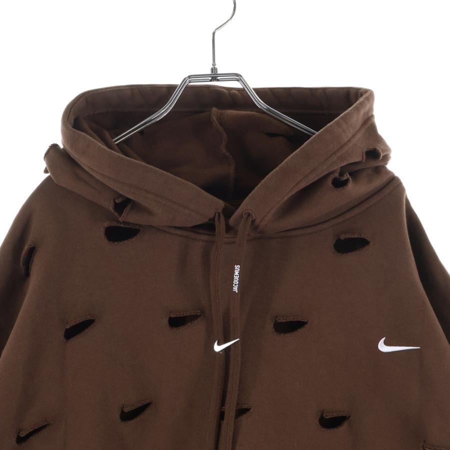新品未使用Nike × Jacquemus パーカー Mサイズ ブラウン NIKE（ナイキ） ×JACQUEMUS SWOOSH HOODIE ジャックムス スウッシュ