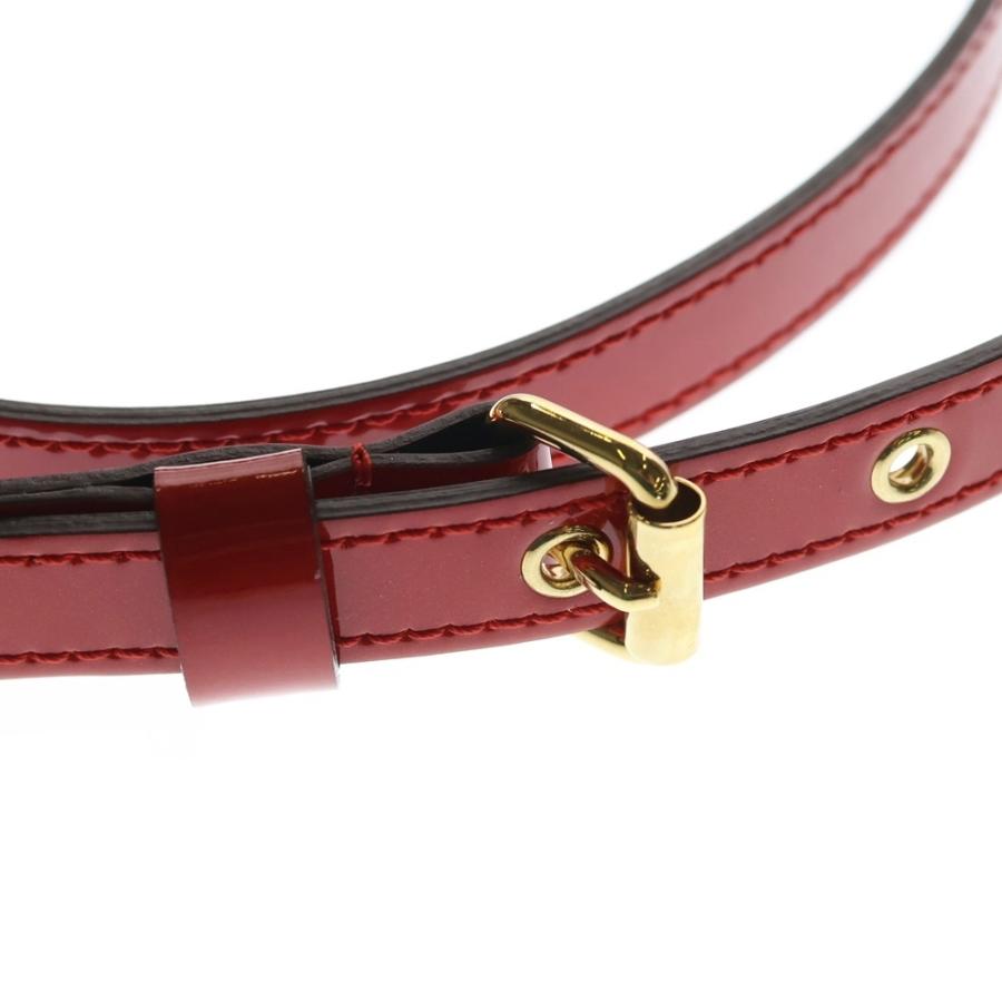 ルイヴィトン  ショルダー ストラップ  ヴェルニ LOUIS VUITTON（ルイ・ヴィトン） ヴェルニ ショルダーストラップ 赤