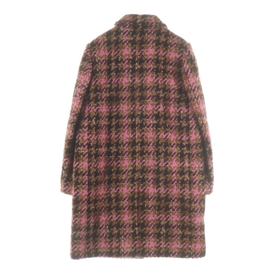 MIU MIU ミュウミュウ ロングコート チェック パープル size 40 楽天