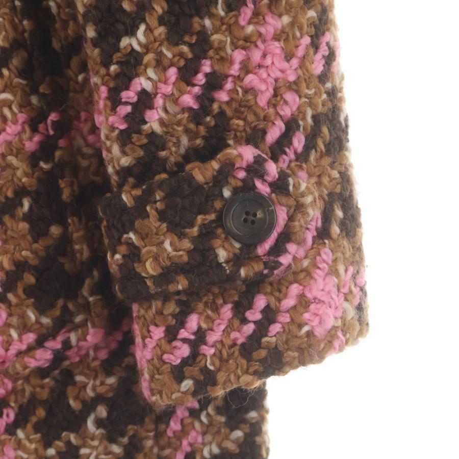 miumiu ミュウミュウ 18AW ウールツイード チェック総柄 4B ステン
