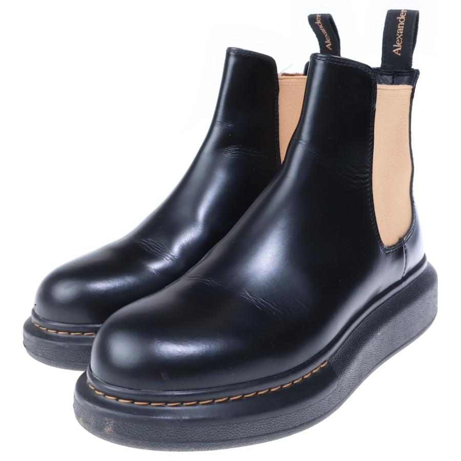 Alexander McQueen（アレキサンダーマックイーン） レザー サイドゴア 