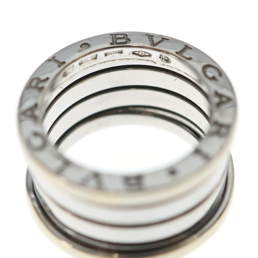 BVLGARI（ブルガリ） ビーゼロワン リング 指輪 シルバー 750WG 48 9.3 