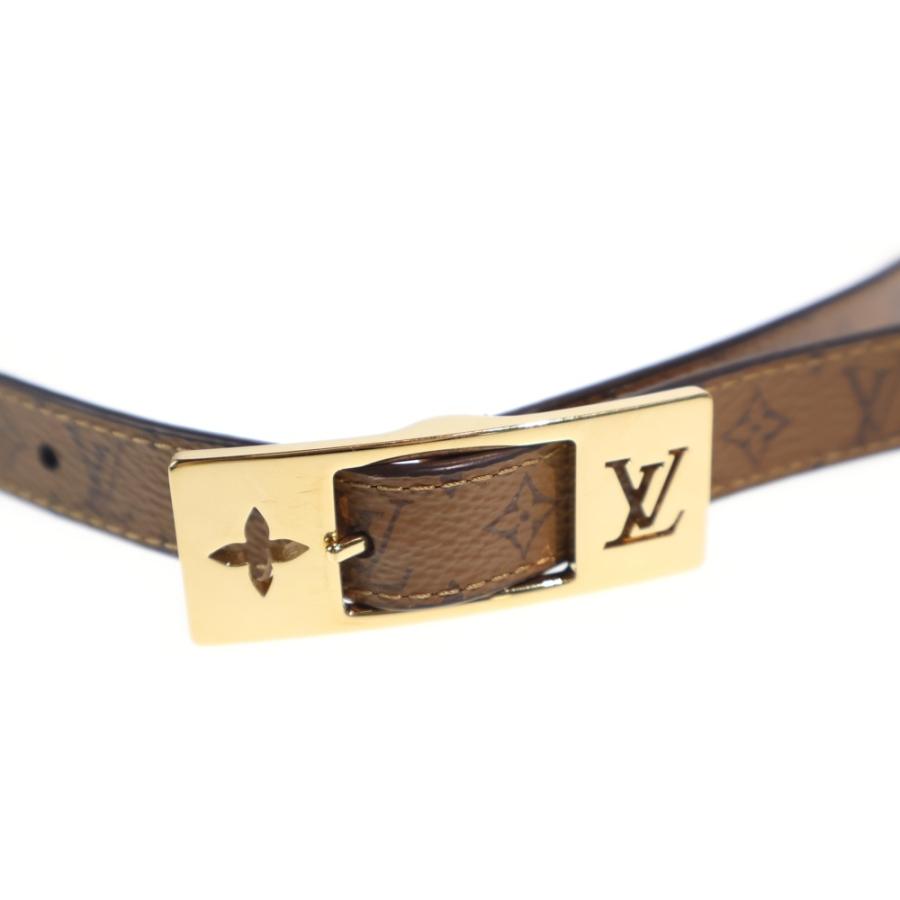LOUIS VUITTON ルイヴィトン モノグラムリバース LVデュオ 18MM レザー