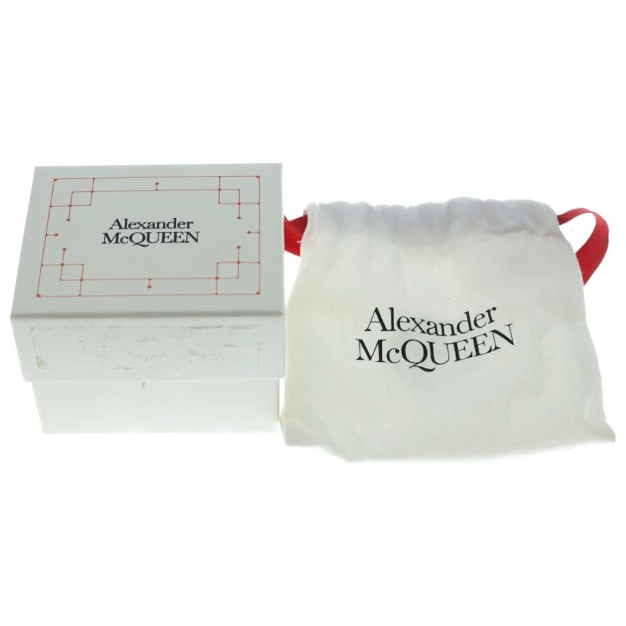 Alexander McQueen アレキサンダーマックイーン Sculptual Cuff Bracelet スカルプチュアル カフ ブレスレット メタル バングル シルバー_5