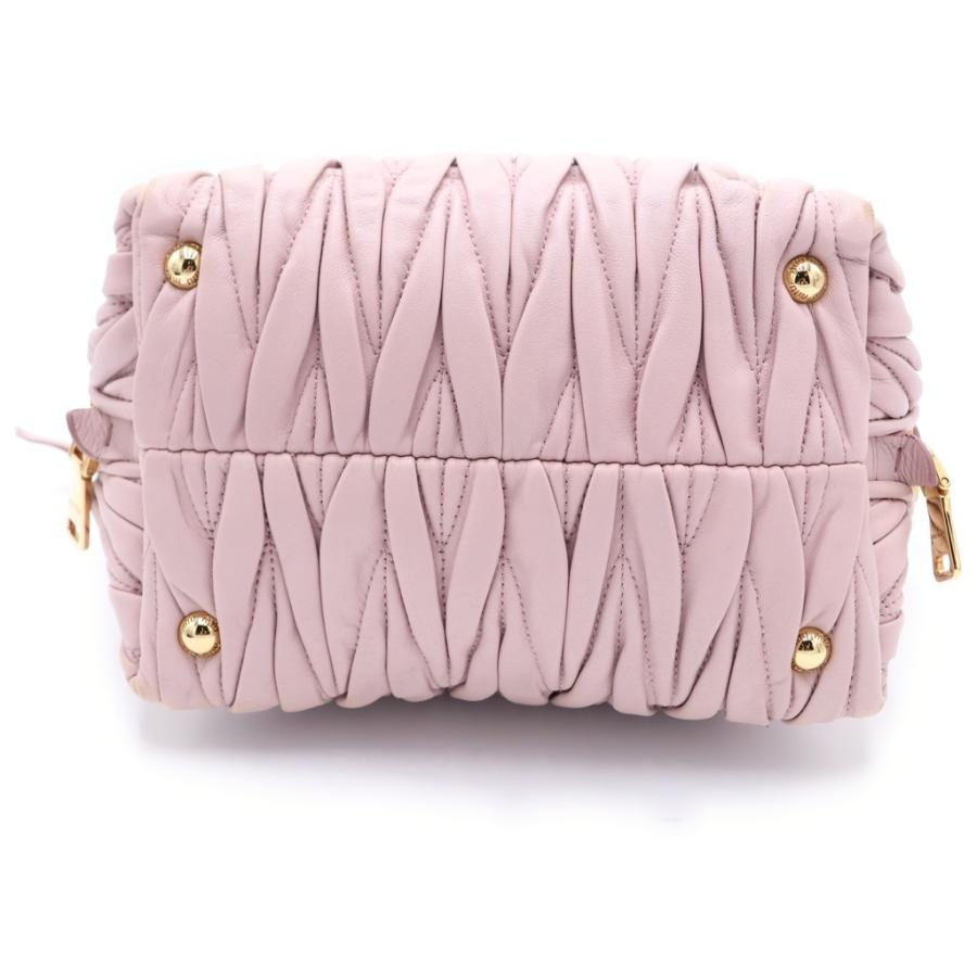 極美品Miumiu マテラッセ2WAYハンドバッグ ショルダーバッグ5BA003 miumiu ミュウミュウ マテラッセ 2WAYハンドバッグ ショルダーバッグ