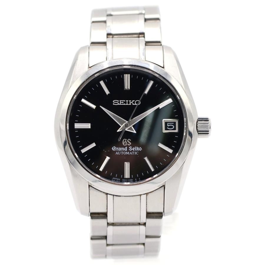 GRAND SEIKO グランドセイコー メカニカル デイト 黒文字盤 ステンレス オートマ SBGR053/9S65-00B0 240264 Grand Seiko GRAND SEIKO グランドセイコー メカニカル デイト 黒文字