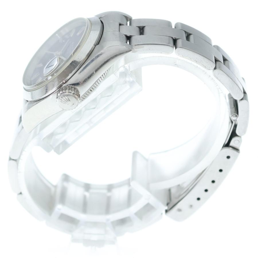 ROLEX（ロレックス） オイスターパーペチュアル 黒文字盤 ブラック SS