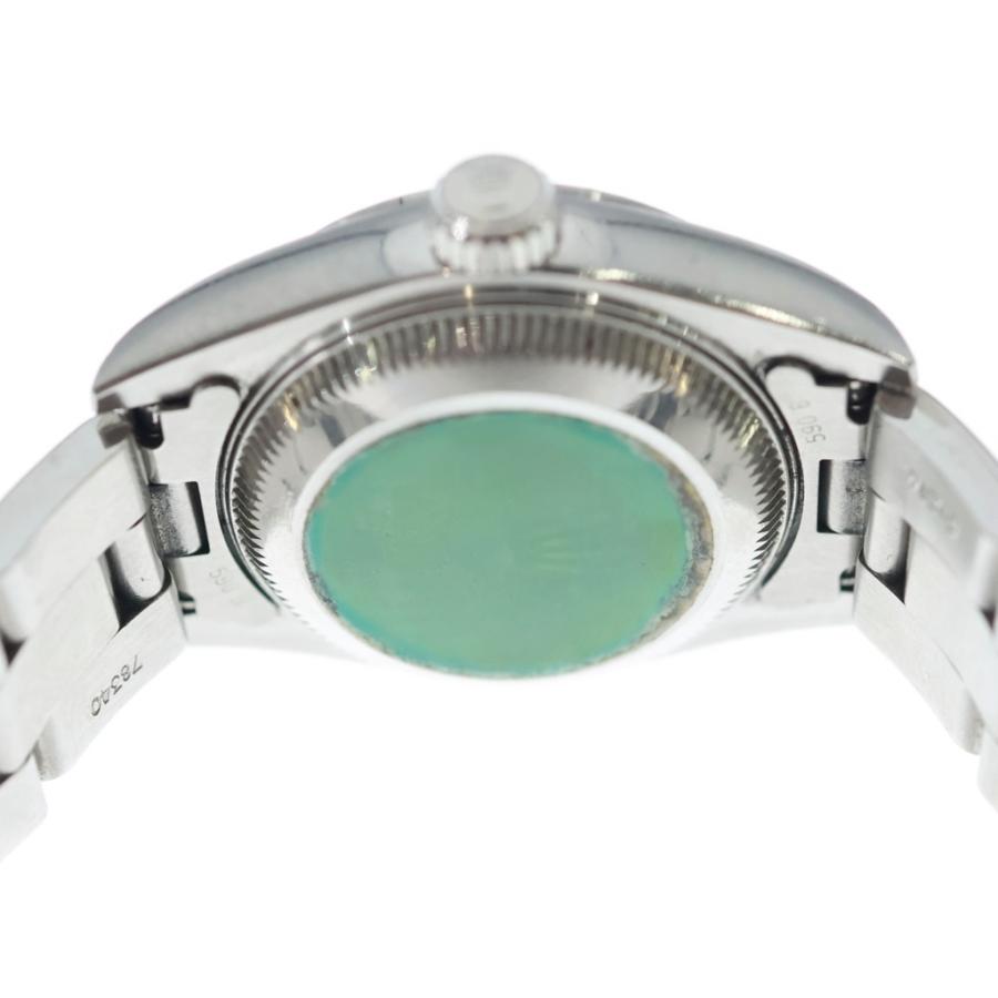 ROLEX（ロレックス） オイスターパーペチュアル 黒文字盤 ブラック SS