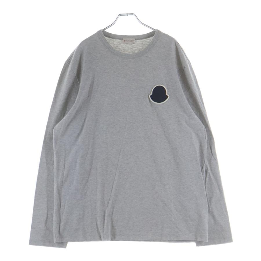 MONCLER（モンクレール） 19SS ワッペンロゴ クルーネック 長袖Tシャツ 