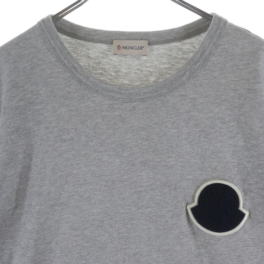 MONCLER（モンクレール） 19SS ワッペンロゴ クルーネック 長袖Tシャツ 