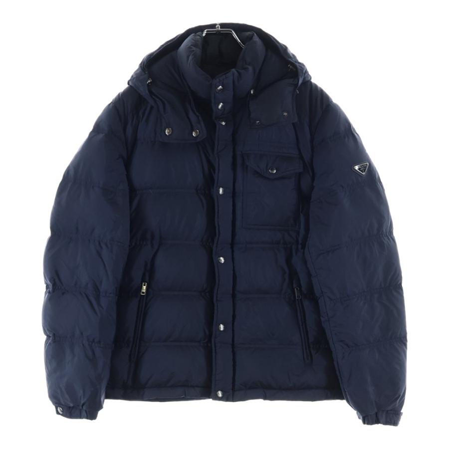 PRADA（プラダ） 21AW トライアングルロゴプレート フーデッド ジップ