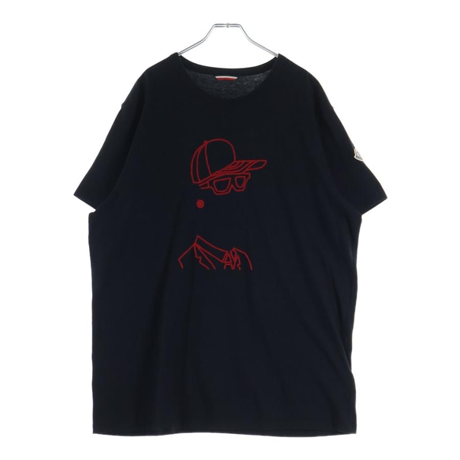 MONCLER（モンクレール） 18AW グラフィック刺繍 ワッペンロゴ 半袖T