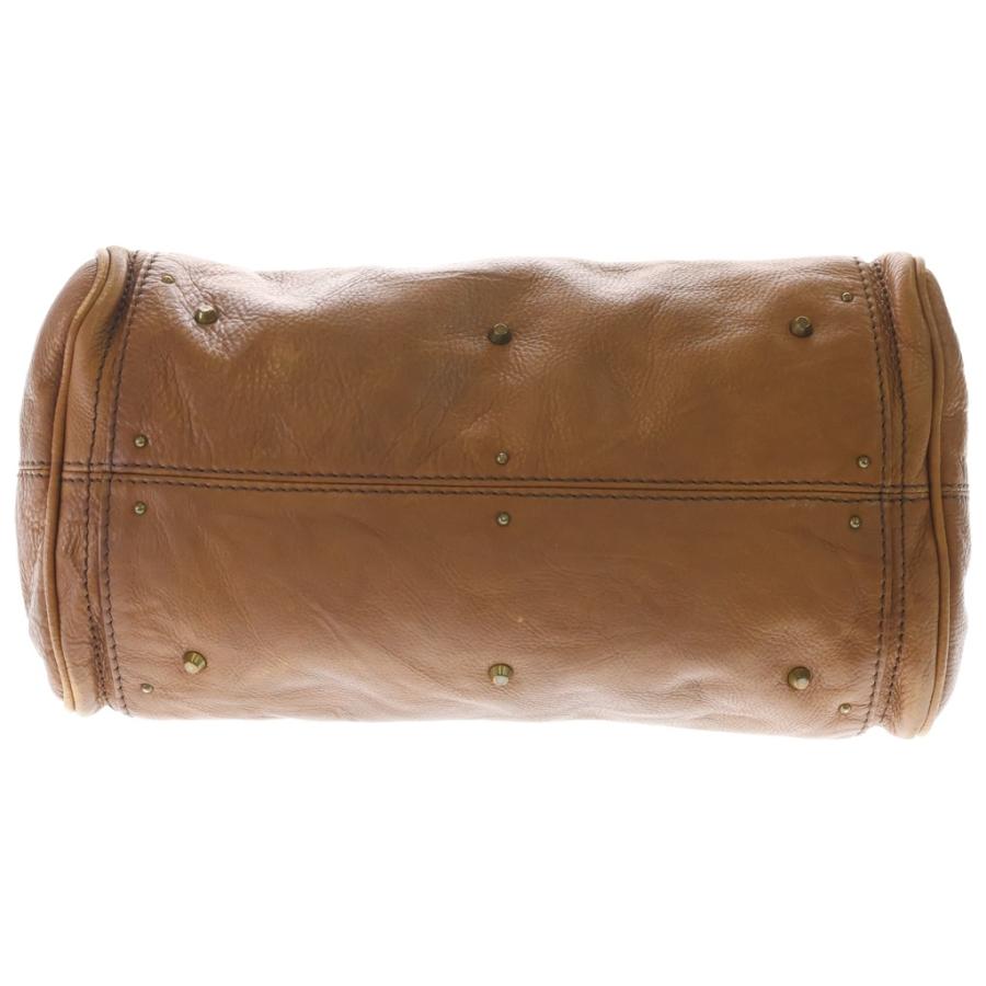 Chloe（クロエ） パディントン ハンドバッグ ブラウン レザー シルバー