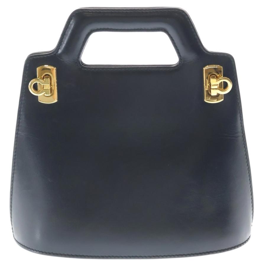 FERRAGAMO フェラガモ ガンチーニ レザー 2WAYショルダー ハンドバッグ