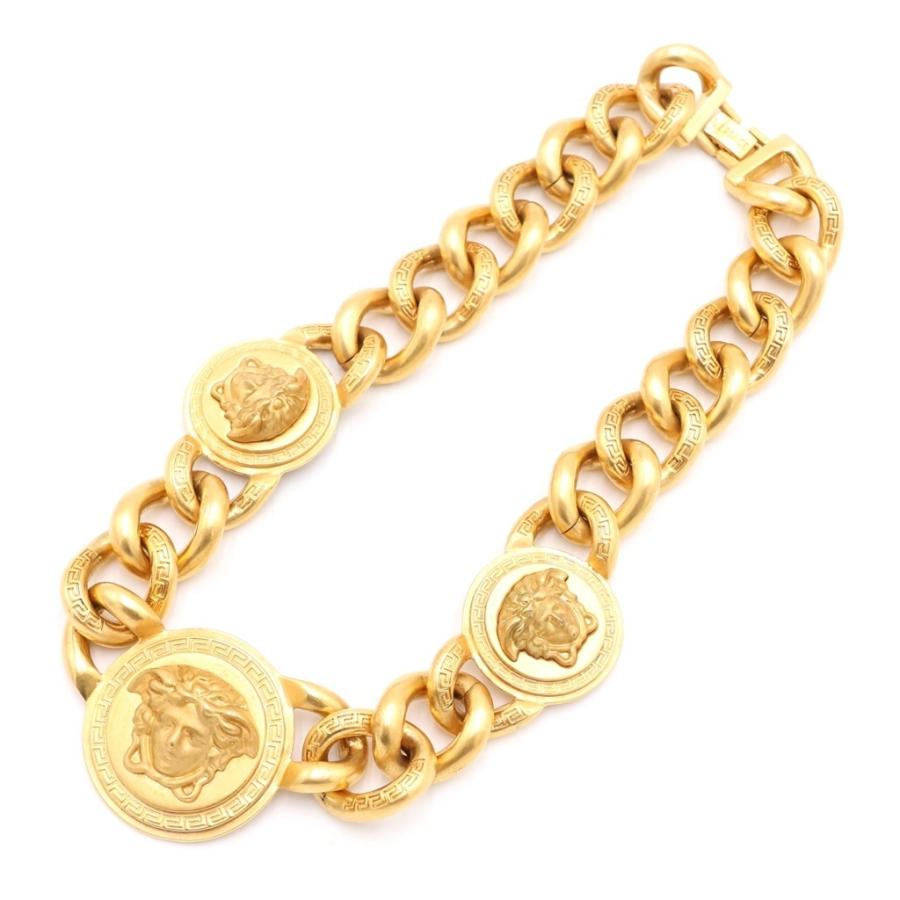 VERSACE ヴェルサーチ メドゥーサ GP チェーン ロング ネックレス ゴールド VERSACE（ヴェルサーチェ） ヴェルサーチ メドゥーサ GP チェーン