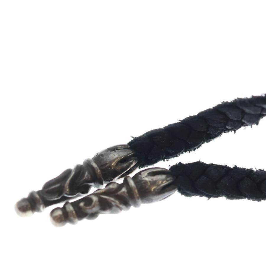 CHROME HEARTS（クロムハーツ） LEATHER BRAID SCROLL ネックレス