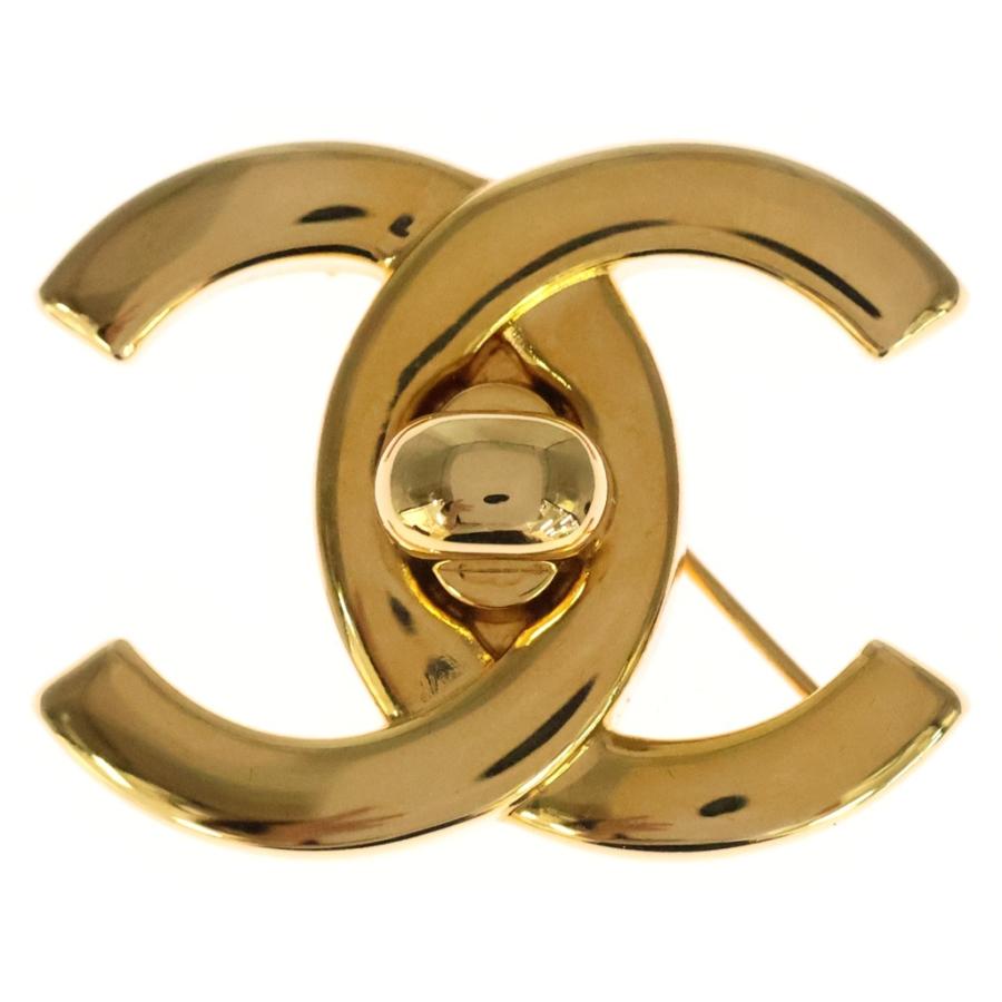 CHANEL ココマーク ターンロック ブローチ ゴールド　96P CHANEL（シャネル） ココマーク ターンロック ブローチ GP ゴールド