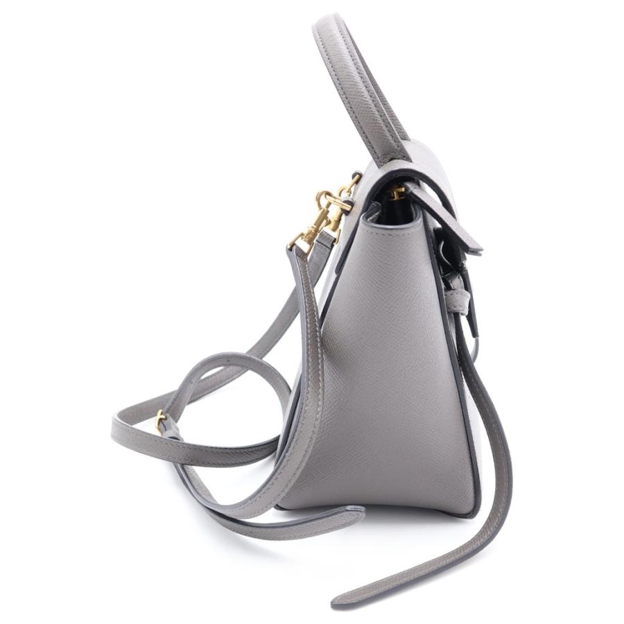 CELINE ベルトバッグ ミニ グレー　伊勢丹新宿店購入　超美品 CELINE ベルトバッグ ミニ グレー 伊勢丹新宿店購入 超美品 CELINE