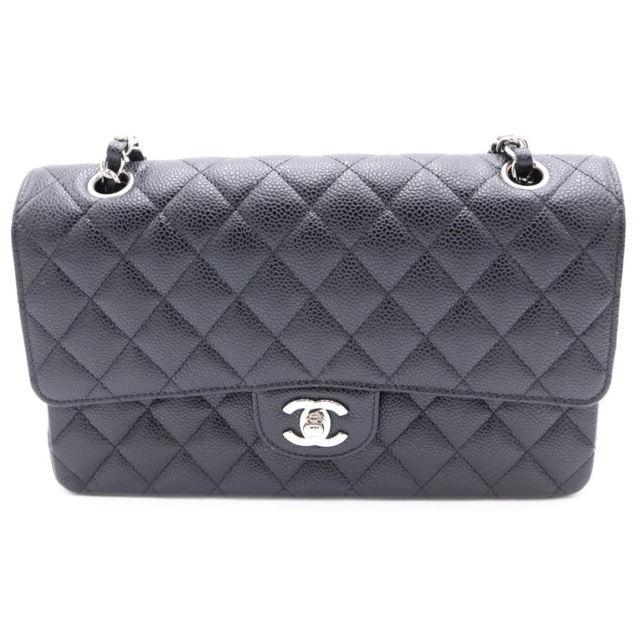 CHANEL（シャネル） マトラッセ25 WフラップWチェーンショルダーバッグ