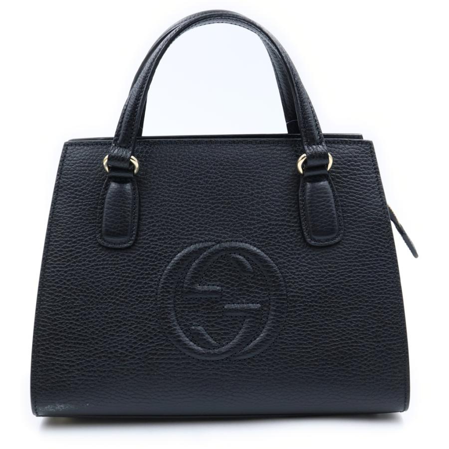 GUCCI（グッチ） インターロッキングG ソーホー 2WAYハンドバッグ