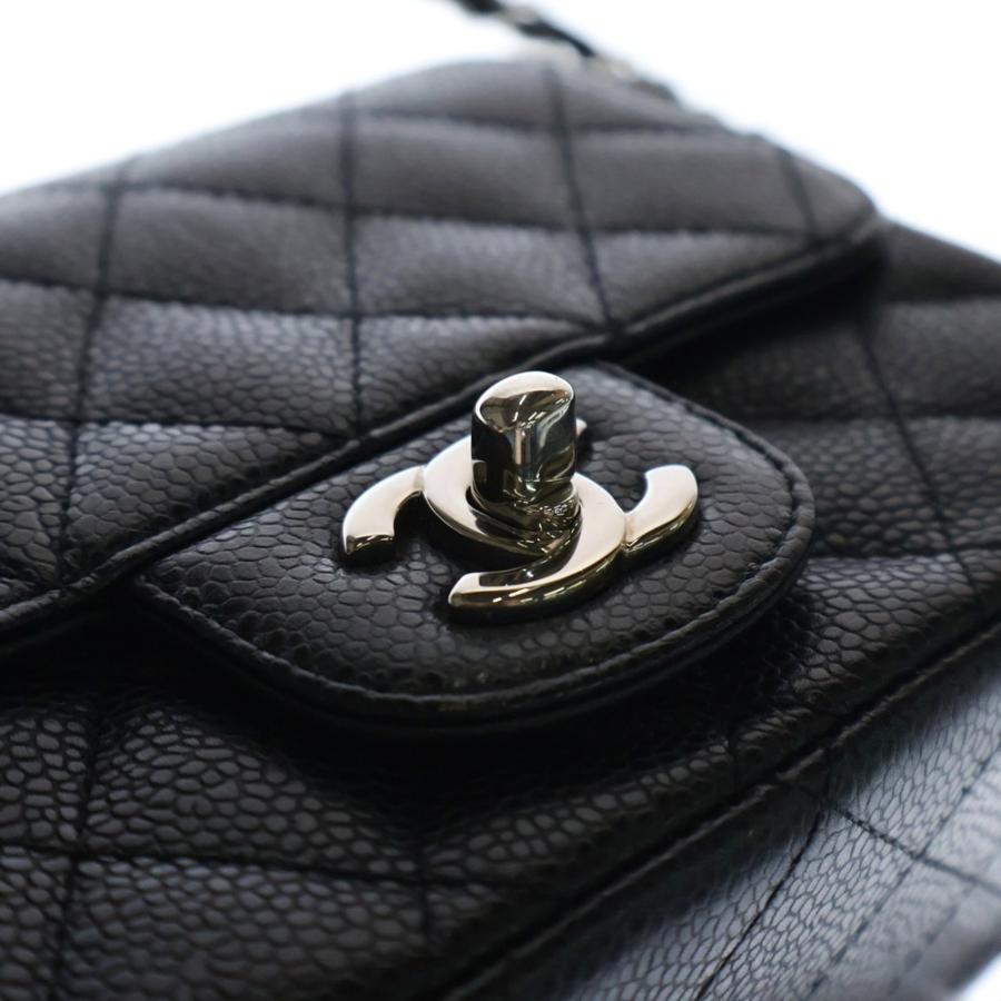 CHANEL シャネル/ミニマトラッセ/キャビアスキンチェーンショルダー/SV金具/A69900/188*****/シャネル/SAランク/75【中古】 シャネル CHANEL ミニマトラッセ 17 チェーンショルダー A69900