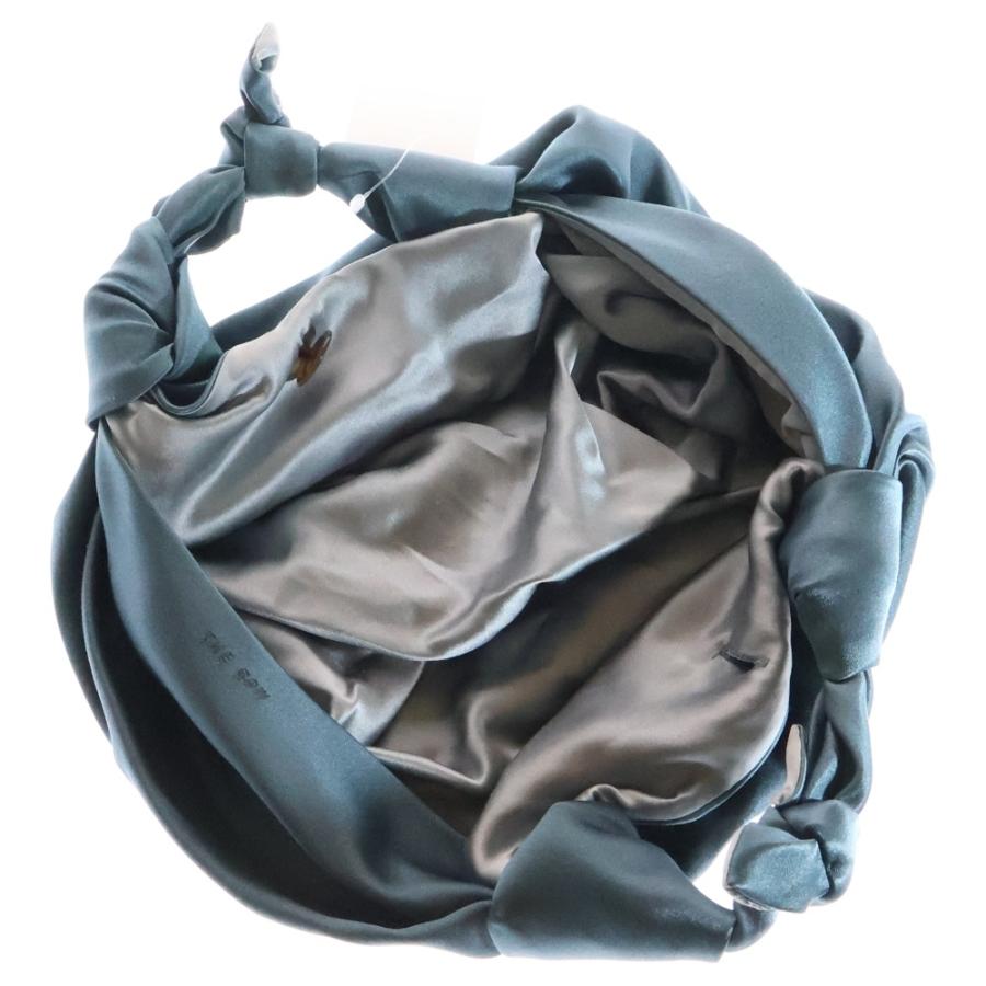 ☆美品☆ THE ROW ザロウ アスコット シルクバッグ ハンドバッグ The Row】 アスコット Ascot シルク バック ☆ブラック♪ (The