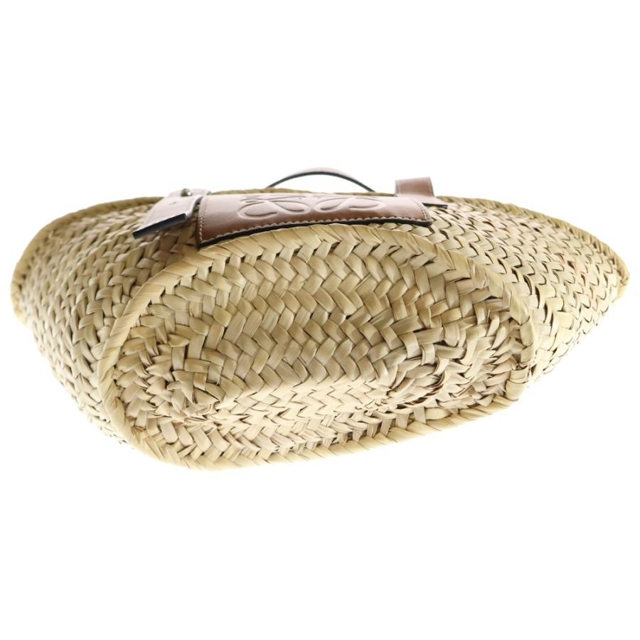 LOEWE カゴバッグ スモール ラフィア ロエベ バスケットスモール ラフィア×レザー カゴバッグ