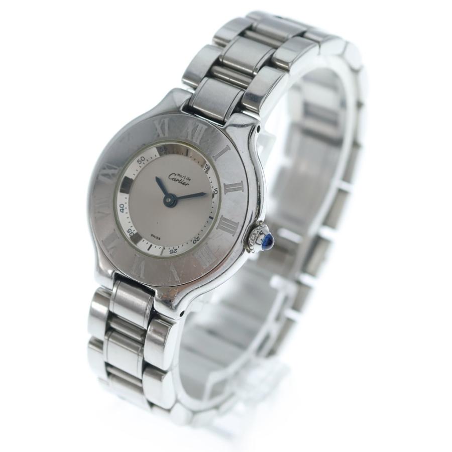 Cartier（カルティエ） マスト21 ヴァンティアン シルバー文字盤 SS/QZ