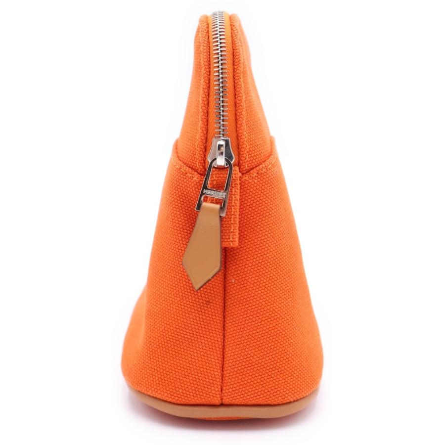 HERMES（エルメス） ボリード ポーチ ミニ オランジュ フー キャンバス