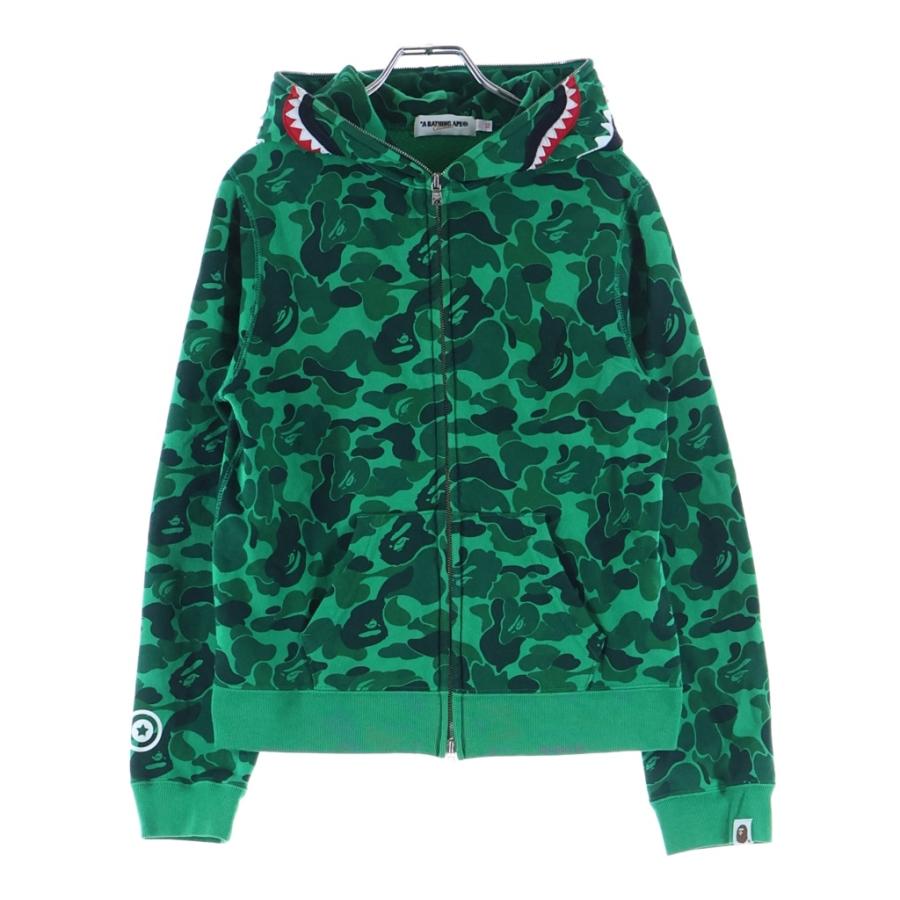 A BATHING APE（アベイシングエイプ） SHIBUYA CAMO SHARK FULL ZIP