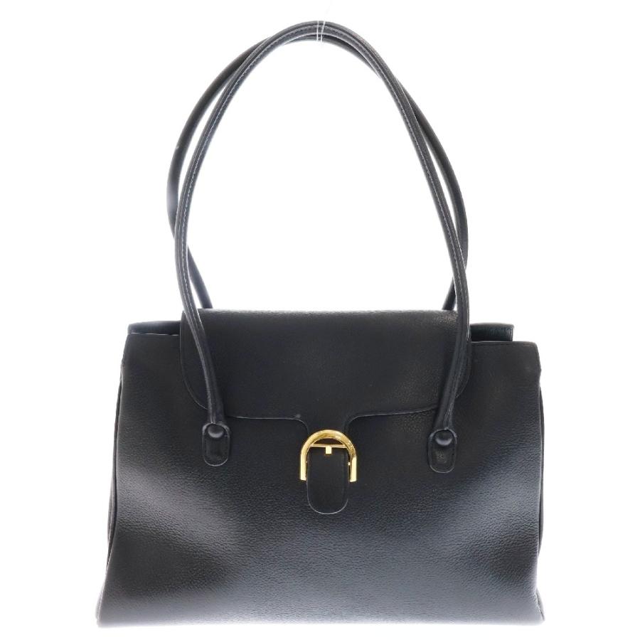 Bb8 DELVAUX デルヴォー Dロゴ 金具 ショルダーバッグ フラップバッグ ベルギー製 鞄 かばん ネイビー レザー アシンメトリー DELVAUX デルヴォー ルイスクロスオーバー Dロゴ ショルダーバッグ