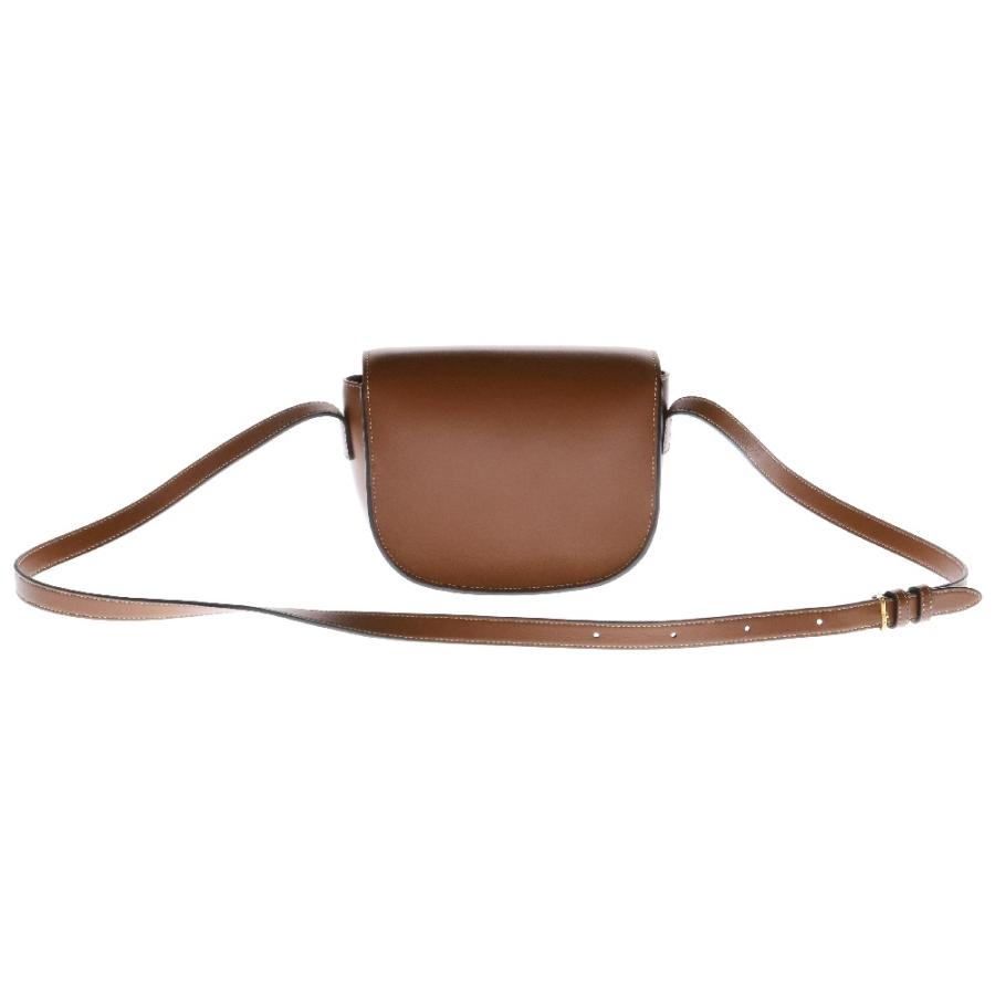 CELINE セリーヌ トリオンフ フォルコ キュイル ブラウン タン レザー 