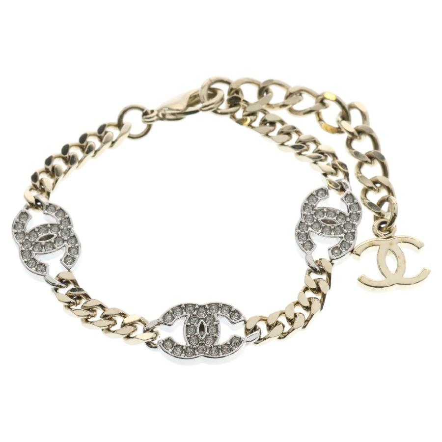極美品 特価 CHANEL ココマーク スター ラインストーン ブレスレット 極美品 特価 CHANEL ココマーク スター ラインストーン ブレスレット