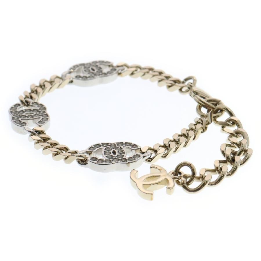 CHANEL（シャネル） ココマーク ブレスレット ラインストーン GP