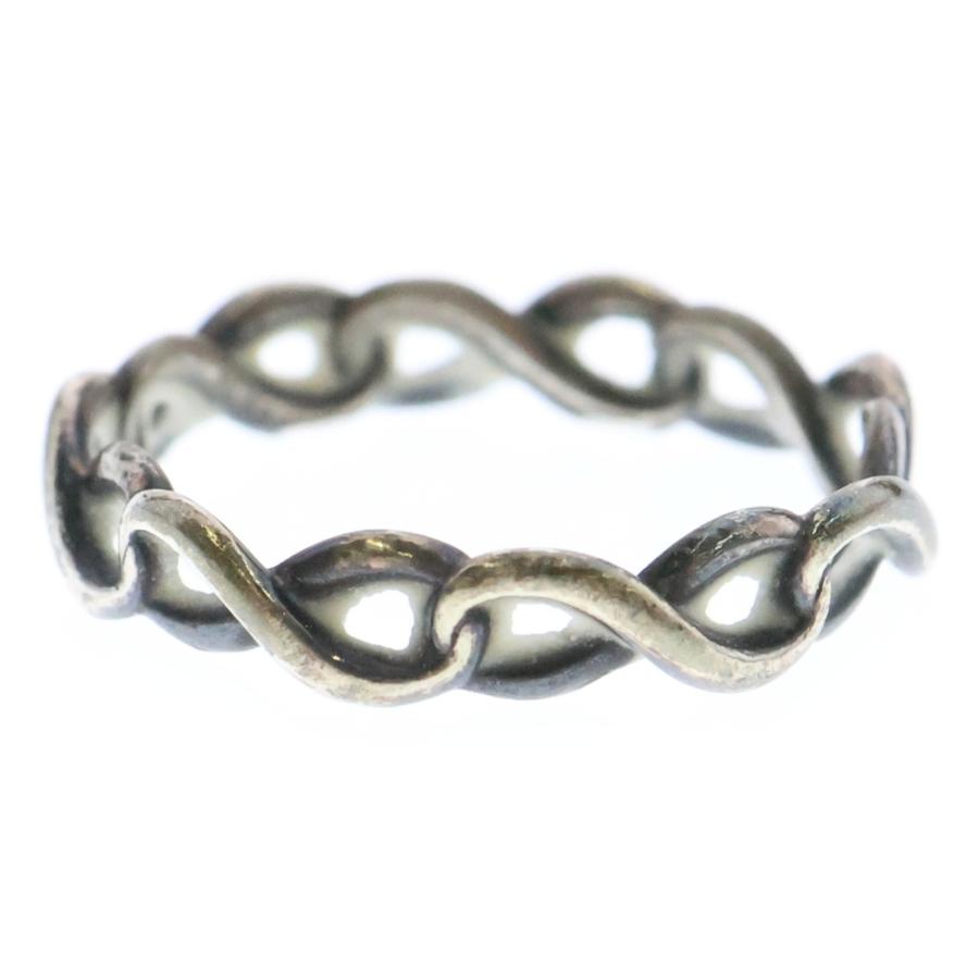 シルバー インフィニティリング 専用ボックス付き TIFFANY&Co ティファニー インフィニティ リング 指輪 シルバー