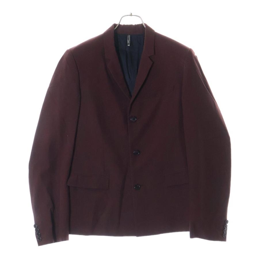 DIOR ディオール HOMME 3ボタン テーラードジャケット ボルドー モヘヤ