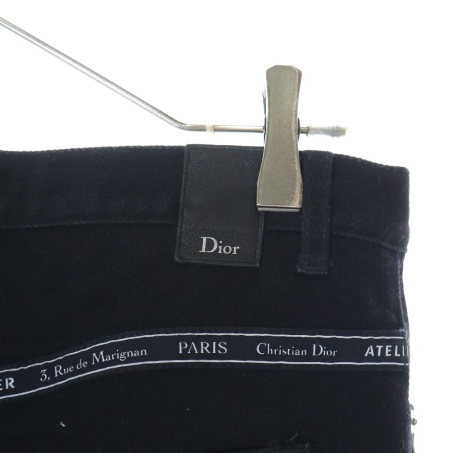 DIOR ディオール ATELIER アトリエ SLIM17.5 デニムパンツ ブラック 