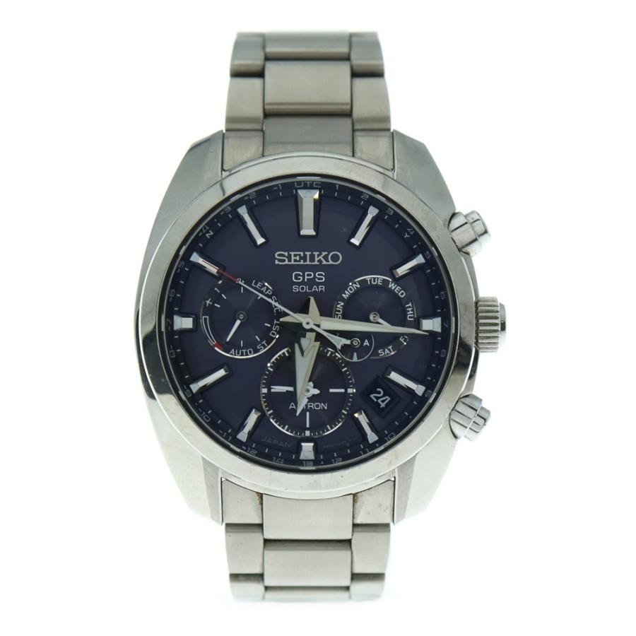 SEIKO セイコー SBXC021 アストロン 黒文字盤 シルバー SS/ソーラー  