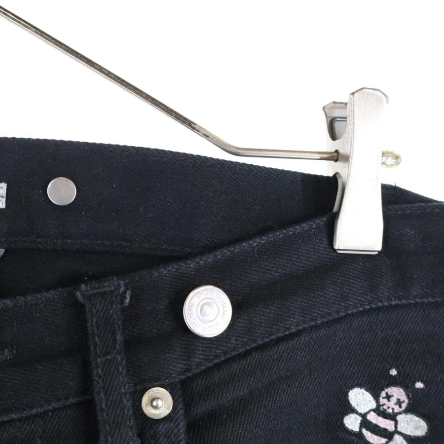 DIOR ディオール 19SS ×KAWS カウズ BEE 刺繍 総柄 ストレッチ スリム