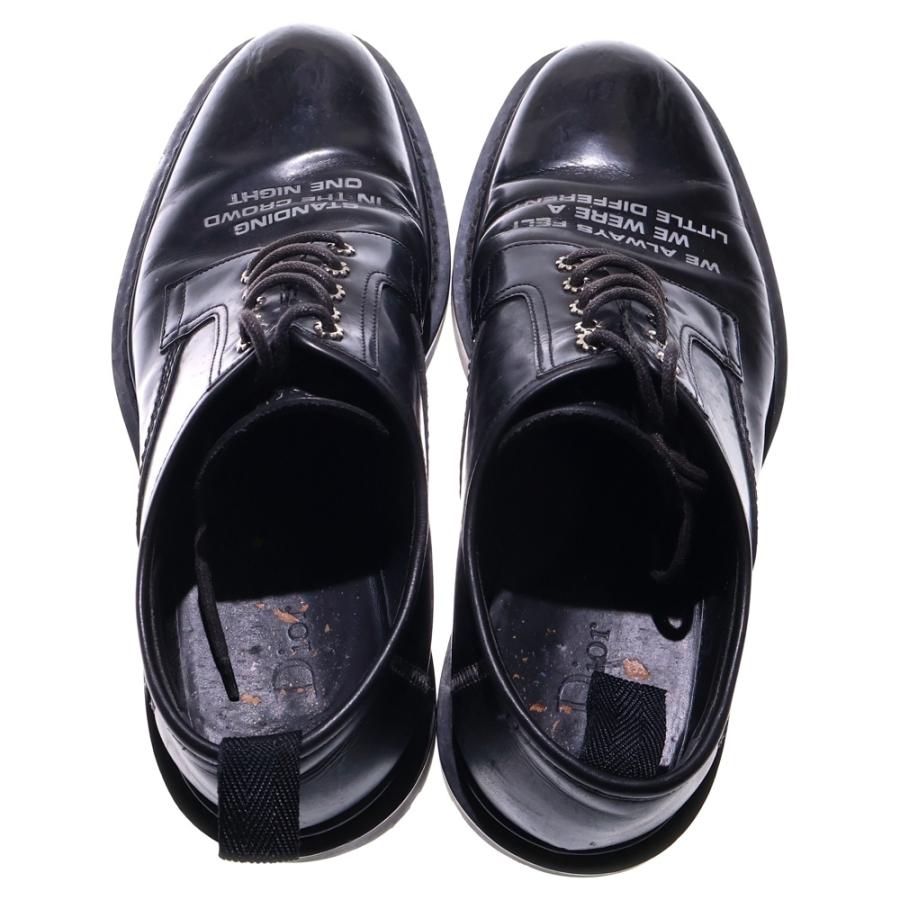 Dior HOMME ディオールオム 18SS レターリング レザー レースアップ