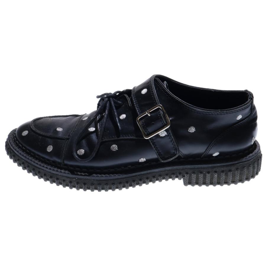 Dior HOMME ディオールオム 14AW ポルカドット総柄刺繍 モンク